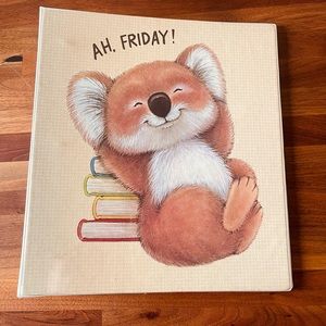 Vintage Critter Sitters 3 Ring Binder